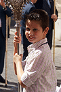 Procesión del Niño Jesús (Hdad. Buena Muerte) para el Altar de Corpus