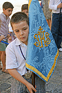 Procesión del Niño Jesús (Hdad. Buena Muerte) para el Altar de Corpus