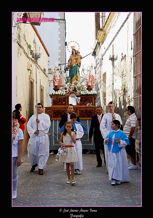 Procesión de María Auxiliadora (Colegio calle Cabezas)