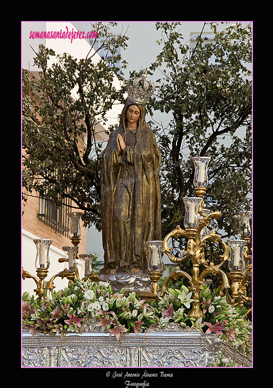 Procesión de la Virgen de Fátima