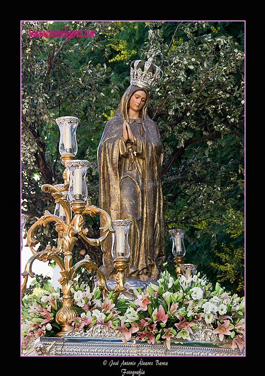 Procesión de la Virgen de Fátima