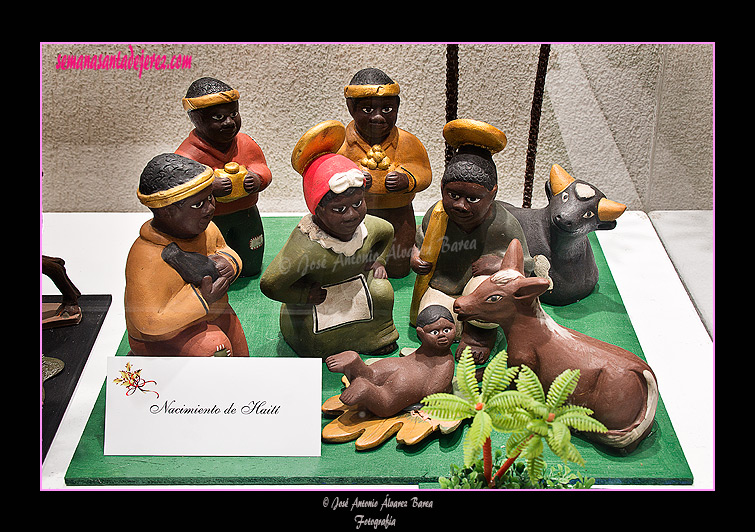 Belén de Haití - Exposición "Belenes del Mundo" - Academia de San Dionisio