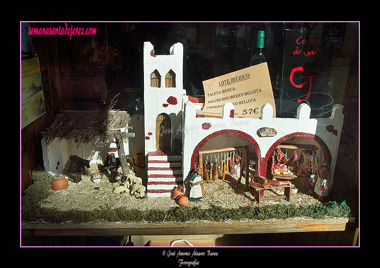 Belén 2011 - Tienda de jamones y productos ibéricos Bellotera - Calle Corredera