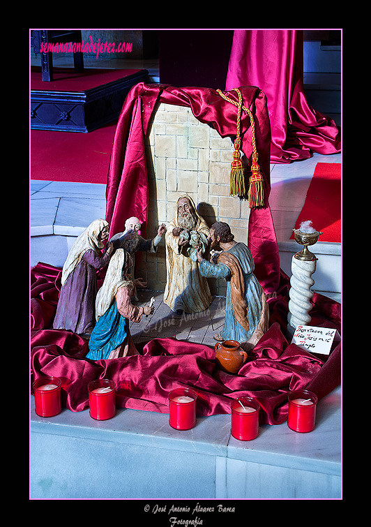Presentación del Niño Jesús en el Templo - Belenes del Convento de los Padres Capuchinos 2011