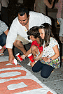 Montaje de las alfombras de flores para la Procesión del Corpus Christi (25 de junio de 2011)