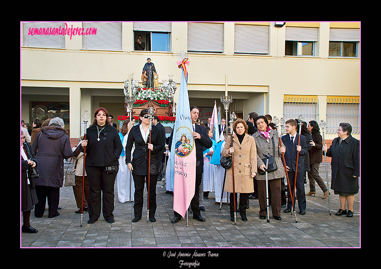 Procesión de San Juan Bosco (Colegio de María Auxiliadora - Calle Cabezas)