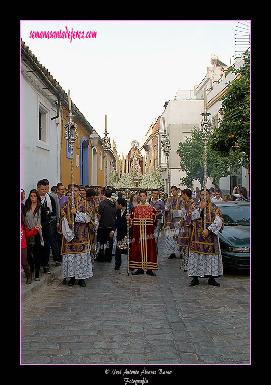 Procesión de Madre de Dios del Rosario, Patrona de Capataces y Costaleros