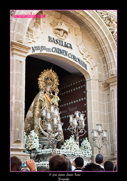 Procesión de Nuestra Señora del Carmen Coronada