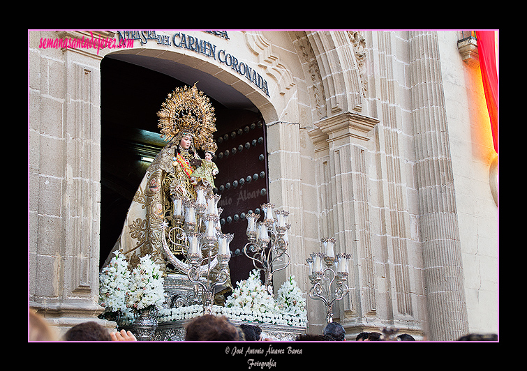 Procesión de Nuestra Señora del Carmen Coronada