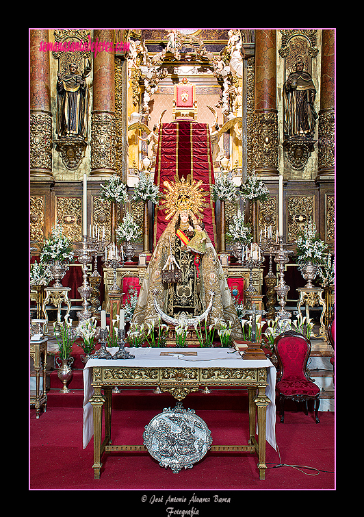 Altar del Triduo a Nuestra Señora del Carmen Coronada 2012