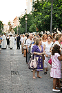 Acompañantes de la procesión de la Virgen del Carmen