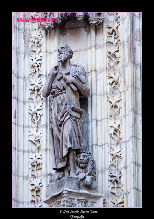 San Jerónimo - Padre de la Iglesia (Portada de la Asunción - Catedral de Sevilla)